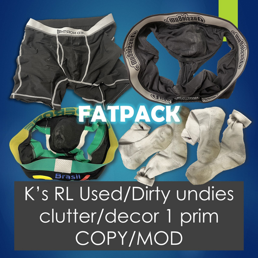 Used Undies Clutter Fat Pack - Update CK undies