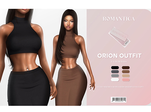 romantica. orion outfit, fatpack.