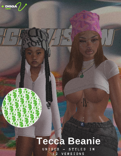 DIGGA VISION Tecca Beanie - SLIME IOR