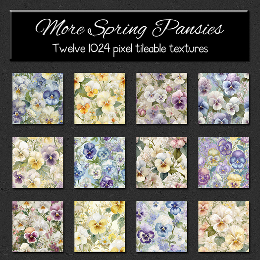 *Wallflowers* More Spring Pansies