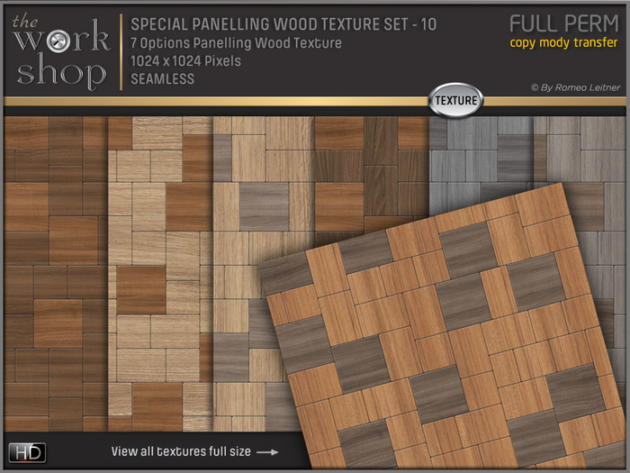 SPECIAL PANELLING WOOD TEXTURE SET - 10