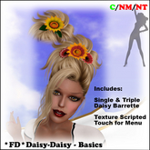 *FD* Daisy-Daisy Barrettes [BOXED] Basics