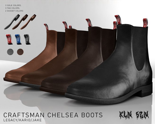 KLN SZN - Craftsman Chelsea Boots Fatpack