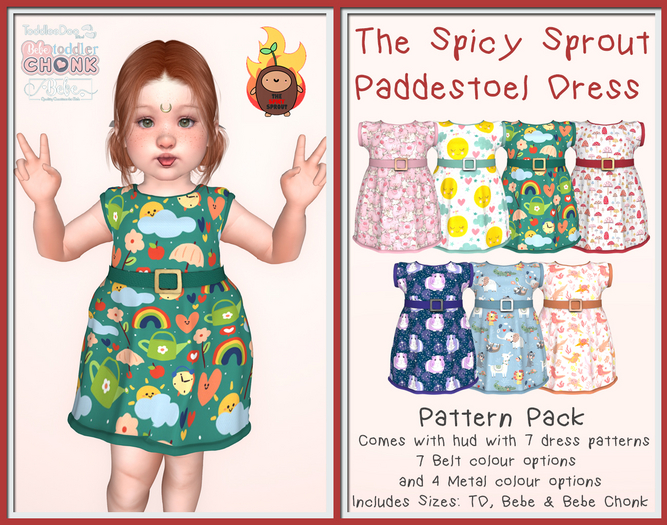 :TSS: Paddestoel Dress - Pattern Pack