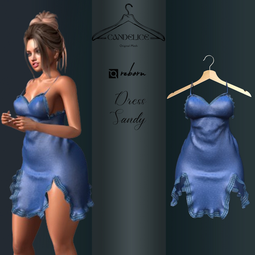 Add me - Reborn - Robe Sandy Bleu