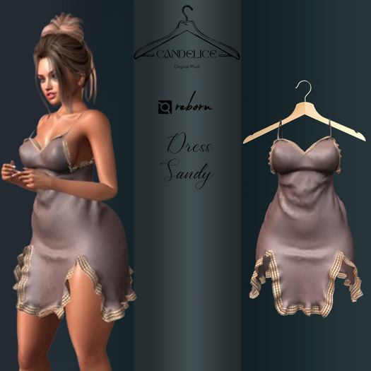 Add me - Reborn - Robe Sandy Marron