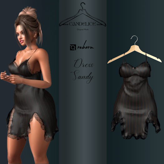 Add me - Reborn - Robe Sandy Noir