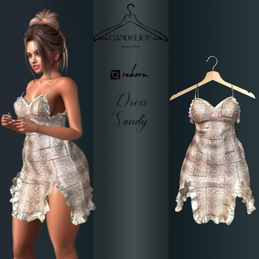 Add me - Reborn - Robe Sandy Vert
