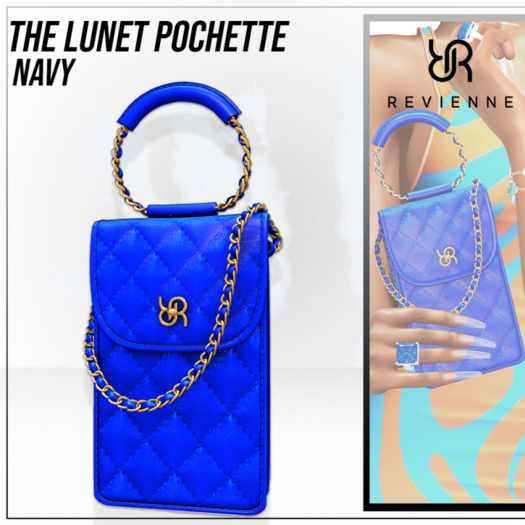 Revienne: The Lunet Pochette [NAVY]