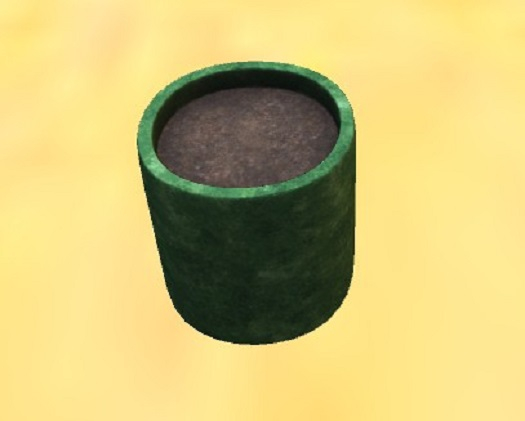 DFS Concrete Planter Pot (Green)