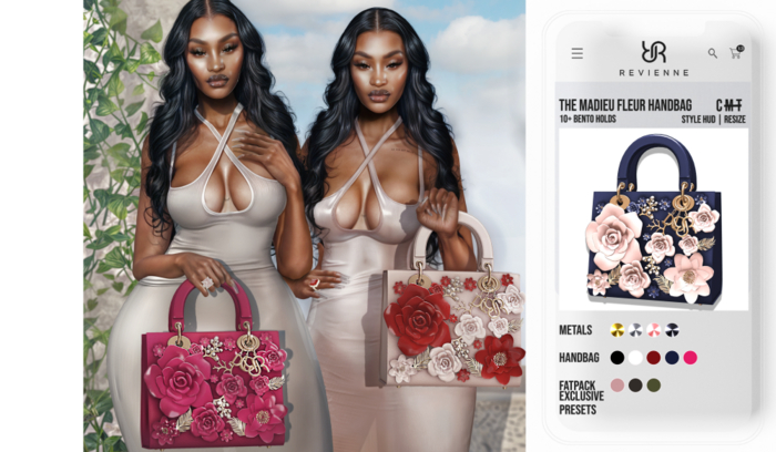 Revienne: The Madieu Fleur Handbag [FATPACK]