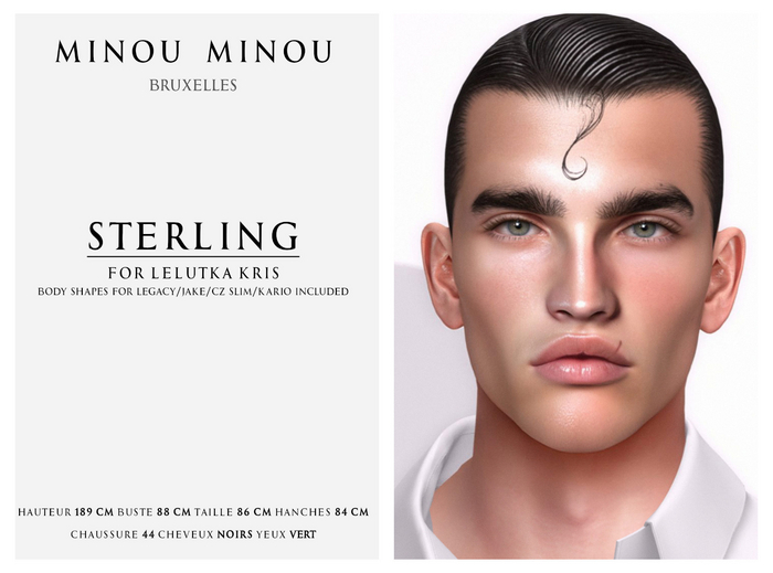 .minou minou. Sterling shape for Lelutka Kris