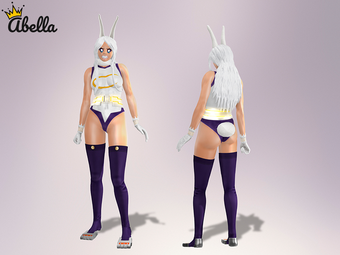 Full Perm Rabbit Women Avatar Costume