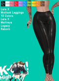 KO-H Lara X Wetlook Leggings ColorPack