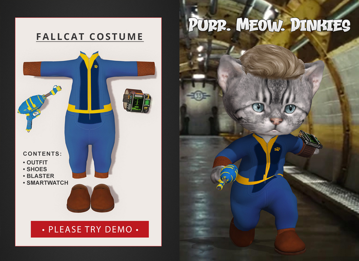 PMD Fallcat Costume Dinkies