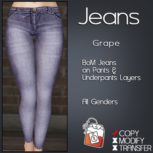 ~TL~ Grape BoM Skinny Jeans