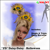 *FD* Daisy-Daisy Barrettes [BOXED] Halloween
