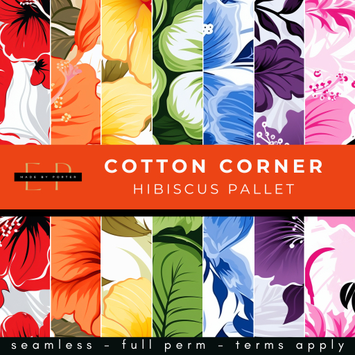 Made by Porter - Cotton Corner - Hibiscus Pallet