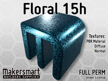PBR Texture Fabric Floral 15h
