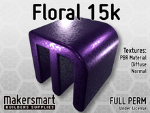 PBR Texture Fabric Floral 15k