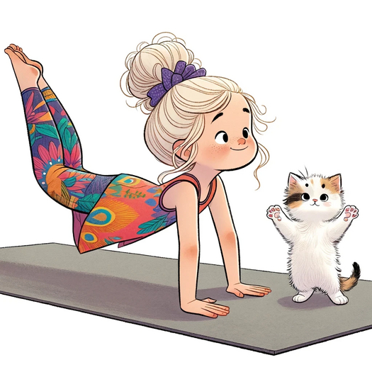 Cat yoga six
