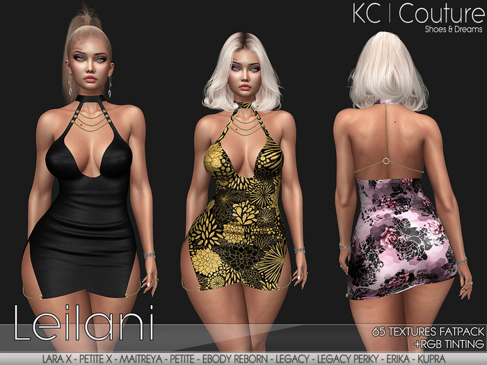 -KC- LEILANI DRESS / 65 TEXTURES FATPACK
