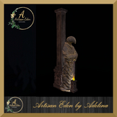 The Flaming Sword - Ancient Sentinel of Shadows - Gothic Decor Statue
