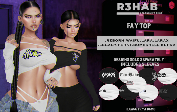 R3HAB- Fay Top- Fatpack