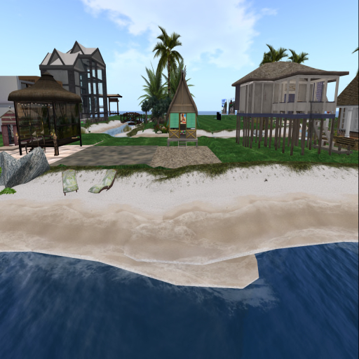 Beach HUT, Furnished, 75 LD, 50 prims