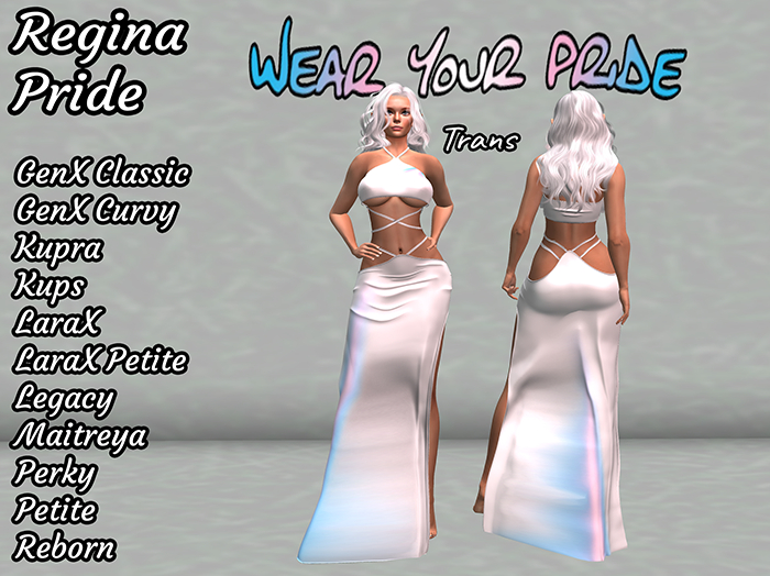 Regina Pride Trans White