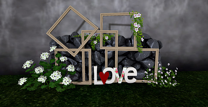 Love frames - Garden Decor