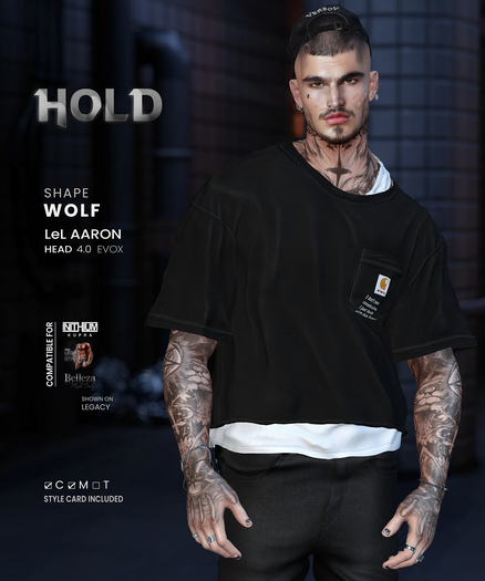 HOLD SHAPES - Wolf - Shape LeLUTKA Aaron 4.0 EVOX/LEG/JAK/KAR