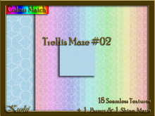 Trellis Maze #02 Seamless Texture Pack
