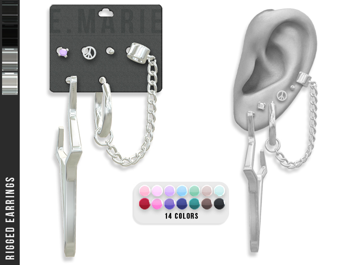 e.marie // Tarah Earrings - Silvers