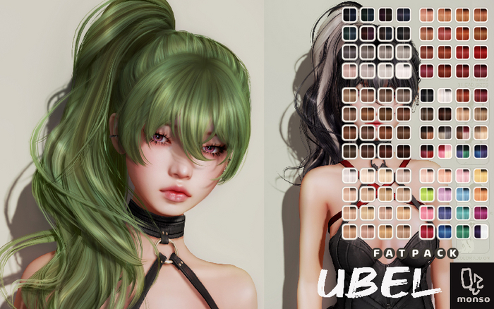 [monso] Ubel Hair /Fatpack