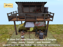 SR.store full perm Urban Casa sopra il furgone