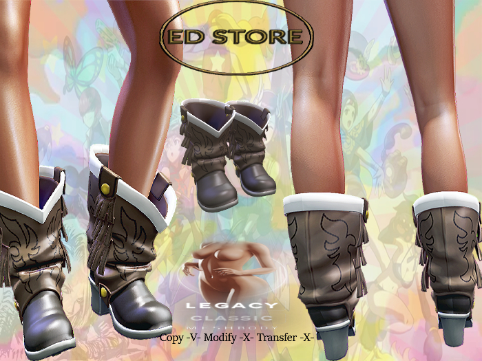 EDStore - Boots Style Angel -Brown-(Legacy)