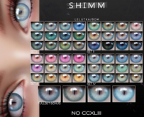 S H I M M / Lelutka Eyes Applier ~ BOM / CCXLIII FULLSET