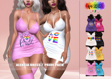 {ViSion} // Aleksia Dress Pride - FATPACK - MaitreyaX, PetiteX, Legacy, Perky, Bombshell, Kupra, Reborn, Waifu, Freya..