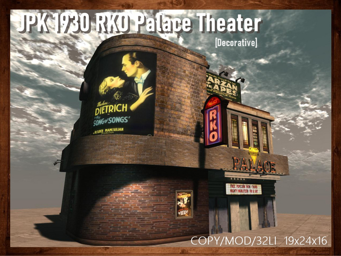 **JPK 1930 RKO Palace Theater BOX