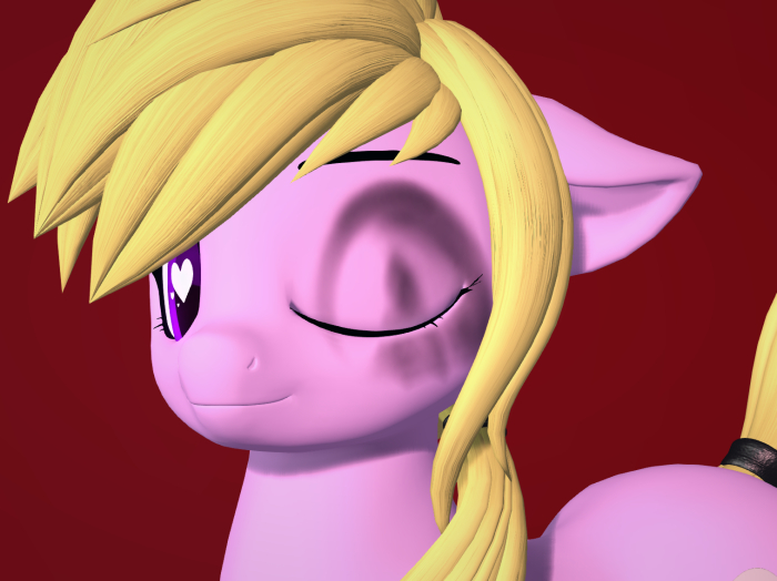 Black eye bruises for Open Pony