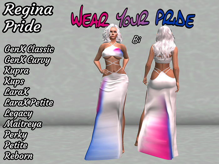 Regina Pride Bi White