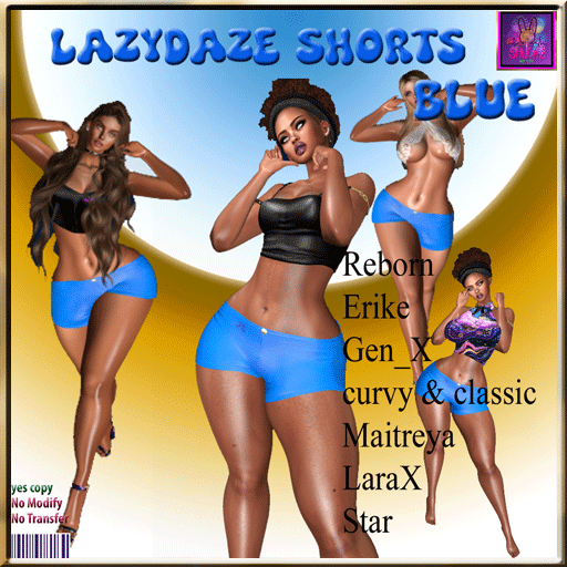 LazyDaze Shorts Blue
