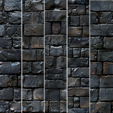 5pc 3D Dungeon like brick wall seamless*Full Perm*