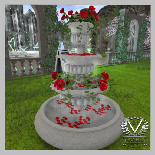 Ambrosia Fountain-Roses / Red
