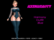 aX: Harmony Outfit Blue