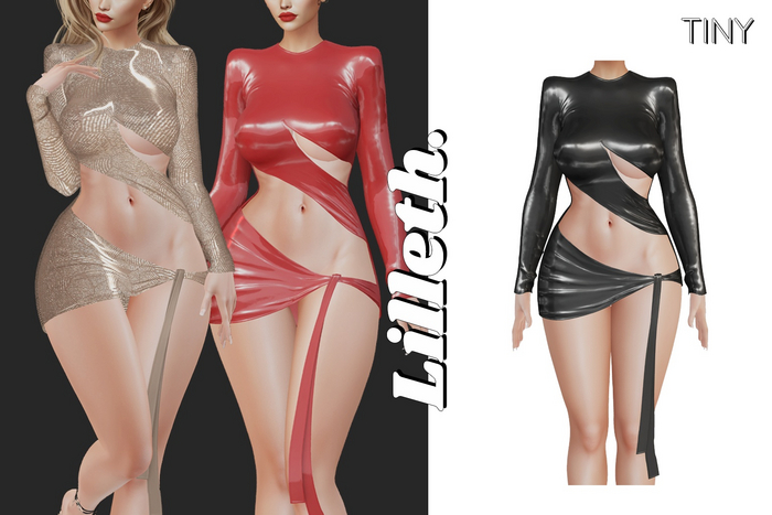 Lilleth. TINY Latex Dress LaraX