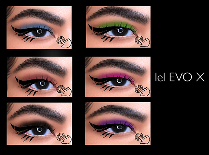 FOX [POSES&TATTOO]  colorful shadows Lelutka