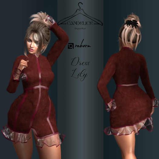 Add me - Reborn - Dress Lily Rouge