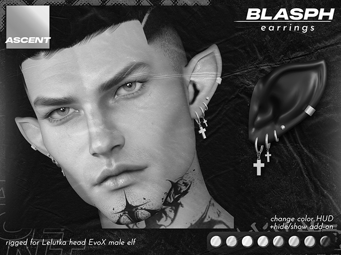 ASCENT - DEMO Blasph Earrings (EvoX Elf M)